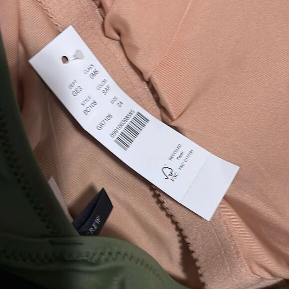 NWT- J Crew- 24+ One Shoulder One Piece Ruched Swimsuit - Picture 9 of 10